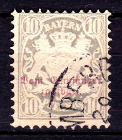 Німецька імперія (-) Германская империя (-) ^/--/^ BAYERN  1876 - 1895 г  MNH - надпечатка - ^_^^^ BAYERN 1876 - 1895 р MNH - наддрук - фото фото фото