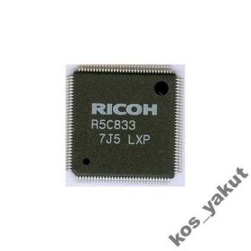 Мікросхеми Микросхемы ^/--/^ Микросхема CardReader, Ricoh R /--/ 5 /--/ C /--/ 833, QFP /--/ 128 ^_^^^ Мікросхема CardReader, Ricoh R /--/ 5 /--/ C /--/ 833, QFP /--/ 128 - фото фото фото