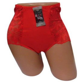 Труси Трусы ^/--/^ Трусики высокие Biweier 9316 3 /--/ XL красные ^_^^^ Трусики високі Biweier 9316 3 /--/ XL червоні - фото фото фото