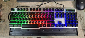 Клавіатури Клавиатуры ^/--/^ Игровая клавиатура с подсветкой RGB GamePro Stinger GK /--/ 599 USB № 24160558/1 ^_^^^ Ігрова клавіатура з підсвічуванням RGB GamePro Stinger GK /--/ 599 USB No 24160558/1 - фото фото фото