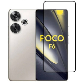Чохли, бампера Чехлы, бампера ^/--/^ Захисне скло Fiji Premium для Poco F /--/ 6 повне проклеювання Anti-Static чорний ^_^^^ Защитное стекло Fiji Premium для Poco F /--/ 6 полное проклеивание Anti-Static черный - фото фото фото