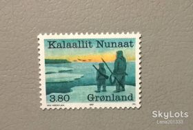 Мистецтво Искусство ^/--/^ Гренландия Охотники 1987 ^_^^^ Гренландія Мисливці 1987 - фото фото фото