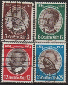 Третій Рейх (-) Третий Рейх (-) ^/--/^ 1934 - Рейх - Колонізатори Mi.540-43  _38.0 € ^_^^^ 1934 - Рейх - Колонизаторы Mi.540-43 _38.0 € - фото фото фото