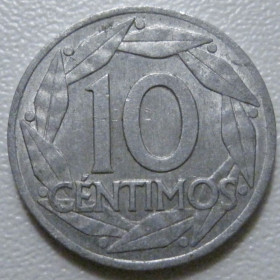 Іспанія Испания ^/--/^ Іспанія 10 сентимів 1959 року 41693 ^_^^^ Испания 10 сентимов 1959 года 41693 - фото фото фото