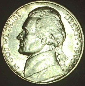 Обігові Обиходные ^/--/^ США 5 центів, 1990 D Джефферсон Нікель [3.71] ^_^^^ США 5 центов, 1990 D Джефферсон Никель [3.71] - фото фото фото