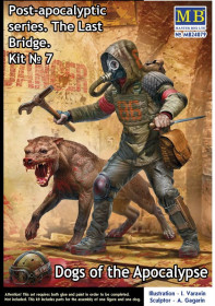 Фігурки, солдатики Фигурки, солдатики ^/--/^ Master Box 24079 Post-apocalyptic series. The Last Bridge. Kit No. 7. Dogs of the Apocalypse. 1/24 - фото фото фото