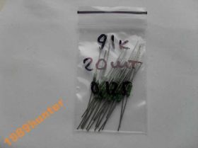 Резистори Резисторы ^/--/^ Резисторы 91 /--/ К 0,125 Вт (20 /--/ шт.) ^_^^^ Резистори 91 /--/ К 0,125 Вт (20 /--/ шт.) - фото фото фото