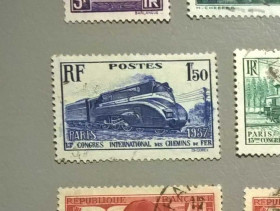 Франція Франция ^/--/^ Франция Транспорт Поезд 1937 ^_^^^ Франція Транспорт Поїзд 1937 - фото фото фото