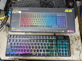 Клавіатури Клавиатуры ^/--/^ Клавиатура беспроводная 2 /--/ E Gaming KG /--/ 390 RGB Wireless/Bluetooth/USB Black № 26120316 ^_^^^ Клавіатура бездротова 2 /--/ E Gaming KG /--/ 390 RGB Wireless/Bluetooth/USB Black No 26120316 - фото фото фото