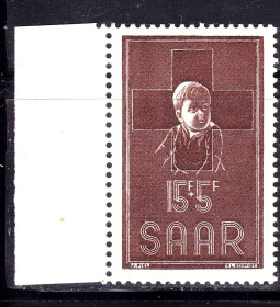 Інше Другое ^/--/^ СААР / SAAR Германия   1954  г  MNH - Неделя Красного Креста ^_^^^ СААР / SAAR Німеччина 1954 MNH - Тиждень Червоного Хреста - фото фото фото