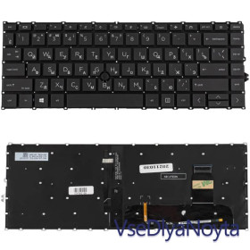 Клавіатури Клавиатуры ^/--/^ Клавиатура для ноутбука HP (ProBook: 840 G /--/ 8, 845 G /--/ 8) rus, black, без фрейма, подсветка клавиш ^_^^^ Клавіатура для ноутбука HP (ProBook: 840 G /--/ 8, 845 G /--/ 8) rus, black, без фрейму, підсвічування клавіш - фото фото фото