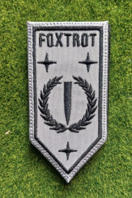 Інше Другое ^/--/^ Шеврон Украина 3-й интернациональный батальон FOXTROT № 3555 ^_^^^ Шеврон Україна 3-й інтернаціональний батальйон FOXTROT No 3555 - фото фото фото