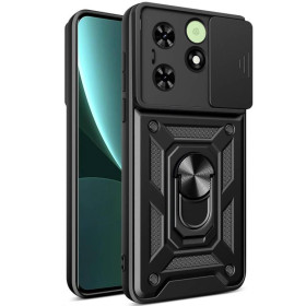 Чохли, бампера Чехлы, бампера ^/--/^ Чохол Fiji Camera Defence для Infinix Hot 40 /--/ i (X /--/ 6528 /--/ B) бампер із захистом камери та підставкою Black ^_^^^ Чехол Fiji Camera Defence для Infinix Hot 40 /--/ i (X /--/ 6528 /--/ B) бампер с защитой камеры и подставкой Black - фото фото фото