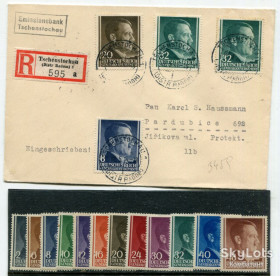 Третій Рейх (-) Третий Рейх (-) ^/--/^ Комплект ГГ конверт+серія 1941 р. Ченстохова. ^_^^^ Комплект ГГ конверт+серия 1941 Ченстохова. - фото фото фото