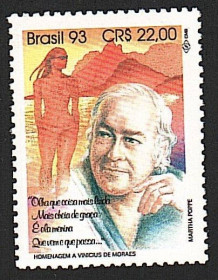 Південна Америка Южная Америка ^/--/^ Бразилия  (1993) Поэт, драматург, дипломат Винисиус ди Морайс ^_^^^ Бразилія (1993) Поет, драматург, дипломат Вінісіус ді Морайс - фото фото фото