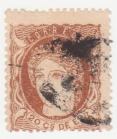 Філіппіни Филиппины ^/--/^ Филиппины  1870 г. № 41 гашеная ^_^^^ Філіппіни 1870 р. No 41 гашена - фото фото фото