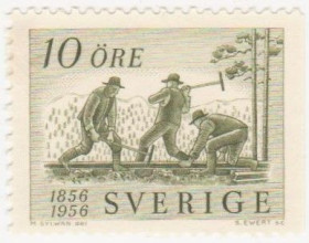 Скандинавія Скандинавия ^/--/^ Швеция 1956 г. № 420 В ** ^_^^^ Швеція 1956 No 420 В ** - фото фото фото