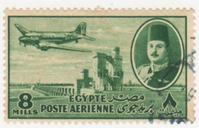 Єгипет Египет ^/--/^ Египет 1947 г. № 312 гашеная ^_^^^ Єгипет 1947 р. No 312 гашена - фото фото фото