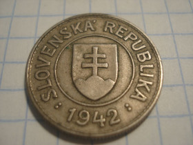 Словаччина Словакия ^/--/^ 1 /--/ крона 1942   Словаччина ^_^^^ 1 /--/ крона 1942 Словаччина - фото фото фото