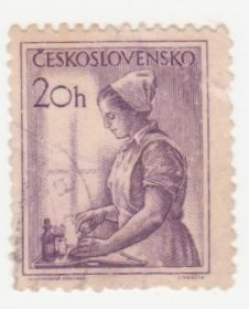 Чехословаччина Чехословакия ^/--/^ Чехословакия 1954 г № 848 гашеная ^_^^^ Чехословаччина 1954 р. No 848 гашена - фото фото фото