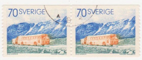 Скандинавія Скандинавия ^/--/^ Швеция 1973 г. № 793 гашеная пара ^_^^^ Швеція 1973 р. No 793 гашена пара - фото фото фото