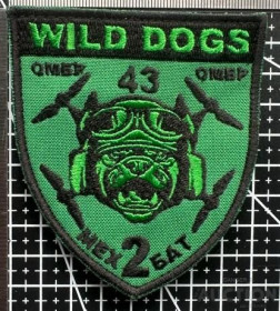 Інше Другое ^/--/^ Шеврон Украина WILD DOGS 43 Омбр № 569 ^_^^^ Шеврон Україна WILD DOGS 43 Омбр No 569 - фото фото фото