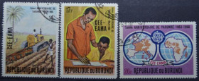 Інше Другое ^/--/^ Бурунди Образование С/Х Трактор Карта Европа СЕПТ 1968 ^_^^^ Бурунді Освіта С/Х Трактор Карта Європа СЕПТ 1968 - фото фото фото
