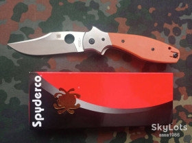Ножі, мультітули Ножи, мультитулы ^/--/^ Туристичний складний ніж SPYDERCO SCHEMPP Bowie C /--/ 190 22 /--/ см ^_^^^ Крокодил сигнальный под щуп Пара 2 шт - фото фото фото