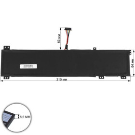 Акумулятори Аккумуляторы ^/--/^ Батарея для ноутбука LENOVO L /--/ 19 /--/ M /--/ 4 /--/ PC /--/ 2 (Legion 5 17 /--/ IMH /--/ 05, 5 15 /--/ ARH /--/ 05, 7 15 /--/ IMH /--/ 05) 15.36 /--/ V 5350 /--/ mAh 80 /--/ Wh Bl - фото фото фото