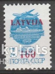 Країни СНД Страны СНГ ^/--/^ Латвия 1991 стандарт надпечатка Mi 313 І MNH ^_^^^ Латвия 1991 стандарт надпечатка Mi 313 и MNH - фото фото фото