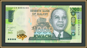Малаві Малави ^/--/^ Малави 1000 квача 2021 P-67  (67 /--/ e) UNC ^_^^^ Малавы 1000 квача 2021 P-67 (67 /--/ e) UNC - фото фото фото
