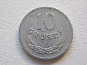 - року - года ^/--/^ Польша 10 грошей 1974 года 33598 ^_^^^ Польща 10 грошей 1974 року 33598 - фото фото фото