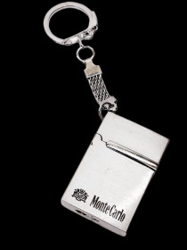 Ключниці кишенькові Ключницы карманные ^/--/^ Брелок для ключей с зажигалкой Monte Carlo, рабочее состояние зажигалки не известно ^_^^^ Брелок для ключів із запальничкою Monte Carlo, робочий стан запальнички не відомий - фото фото фото