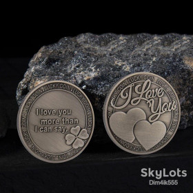 Сувенири Сувениры ^/--/^ Монета на удачу - Lucky Coin I love you more than I can say Я люблю тебя больше, чем могу сказать ^_^^^ Lucky Coin I love you more than I can say Я люблю тебе більше, ніж можу сказати - фото фото фото