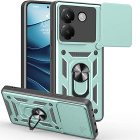 Чохли, бампера Чехлы, бампера ^/--/^ Чохол Fiji Camera Defence для Poco M /--/ 7 Pro 5 /--/ G бампер із захистом камери та підставкою Green ^_^^^ Чехол Fiji Camera Defence для Poco M /--/ 7 Pro 5 /--/ G бампер с защитой камеры и подставкой Green - фото фото фото