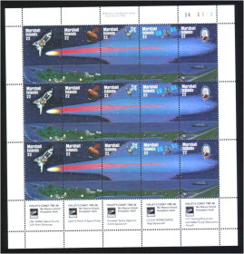 Освоєння космосу Освоение космоса ^/--/^ Космос .  Маршаллы   1985 г    MNH - ^_^^^ Космос . Маршалли 1985 MNH - фото фото фото
