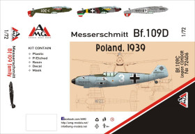 : : ^/--/^ AMG 72406 Messerschmitt Bf.109 /--/ D     (Polish Campaign of 1939), 1/72 масштаб ^_^^^ AMG 72406 Messerschmitt Bf.109 /--/ D (Polish Campaign of 1939), 1/72 масштаб - фото фото фото