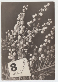 СРСР СССР ^/--/^ 8 Марта 1965 Свешникова фотооткрытка P /--/ 8 ^_^^^ 8 Березня 1965 Свєшнікова фотовідкритка P /--/ 8 - фото фото фото