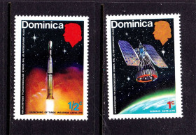 Освоєння космосу Освоение космоса ^/--/^ Космос . Доминика   MNH - ^_^^^ Космос . Куба 1966 MNH - фото фото фото