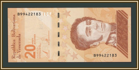 Венесуела Венесуэла ^/--/^ Венесуэла 20 боливаров 2021  (2022) P-117  (117 /--/ a) UNC ^_^^^ Венесуела 20 боліварів 2021 (2022) P-117 (117 /--/ a) UNC - фото фото фото