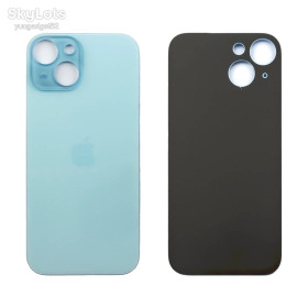 Корпуса на iPhone Корпуса на iPhone ^/--/^ Задня кришка APPLE iPhone 15 Blue  (синя)  (великий отвір) ^_^^^ Задняя крышка APPLE iPhone 15 Blue (синяя) - фото фото фото