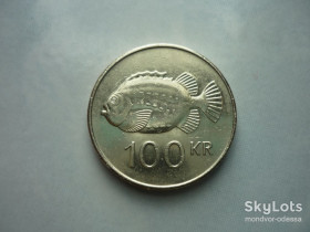 Ісландія Исландия ^/--/^ Исландия 100 крон 2001 фауна ^_^^^ Ісландія 100 крон 2001 фауна - фото фото фото