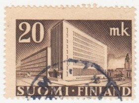 Скандинавія Скандинавия ^/--/^ Финляндия 1945 г. № 325 гашеная ^_^^^ Фінляндія 1945 р. No 325 гашена - фото фото фото