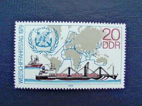 НДР, ФРН ГДР, ФРГ ^/--/^ Поштова марка Німеччина НДР &amp;quot; Флот Кораблі &amp;quot; 1979 рік ** ^_^^^ Почтовая марка Германия ГДР &amp;quot; Флот Корабли &amp;quot; 1979 год ** - фото фото фото