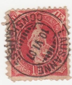 Швейцарія Швейцария ^/--/^ Швейцария 1905  г. № 76 гашеная ^_^^^ Швейцарія 1905 р. No 76 гашена - фото фото фото