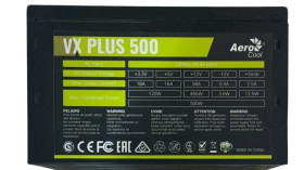 Блоки живлення Блоки питания ^/--/^ Б/В Блок живлення  Aero Cool / 500 /--/ W  / VX PLUS 500 / 120 /--/ FAN / 20+4 / CPU: 4+4 / Sata:3 / Molex:3 / PCI 6+2 / код.Q /--/ 535 ^_^^^ Б/В Блок питания Aero Coll / 500 /--/ W / VX PLUS 500 / 120 /--/ FAN / 20+4 / CPU: 4+4 / Sata:3 / Molex:3 / PCI 6+2 / КОД. Q /--/ 535 - фото фото фото