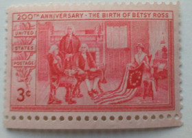 Північна Америка Северная Америка ^/--/^ США 1952 Бетси Росс, MNH ^_^^^ 1952 — Бетсі Росс, MNH - фото фото фото
