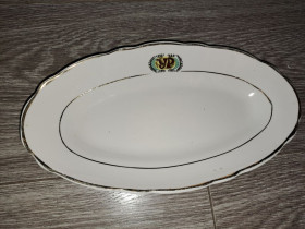 Статуетки, Скульптури, Фігурки, Фарфор Статуэтки, Скульптуры, Фигурки, Фарфор ^/--/^ Блюдо селедочница 26 /--/ см Коростень УР ^_^^^ Блюдо селедочниця 26 /--/ см Коростень УР - фото фото фото
