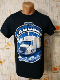 Футболки, майки Футболки, майки ^/--/^ Футболка чорна GILDAN TRUCKIN коттон p-p S ^_^^^ Футболка черная GILDAN TRUCKIN коттон p-p S - фото фото фото