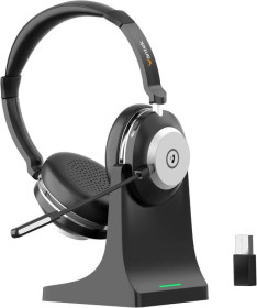 Навушники Наушники ^/--/^ Уценка! Беспроводные наушники Wantek с микрофоном, Bluetooth и зарядной станцией, колл-центр для ком ^_^^^ Уцінка! Бездротові навушники Wantek з мікрофоном, Bluetooth і зарядною станцією, кол-центр для ком - фото фото фото
